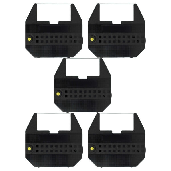 Fita de Tinta Compatível para Máquina de Escrever TEC 6100 - Preta (Pack 5x)