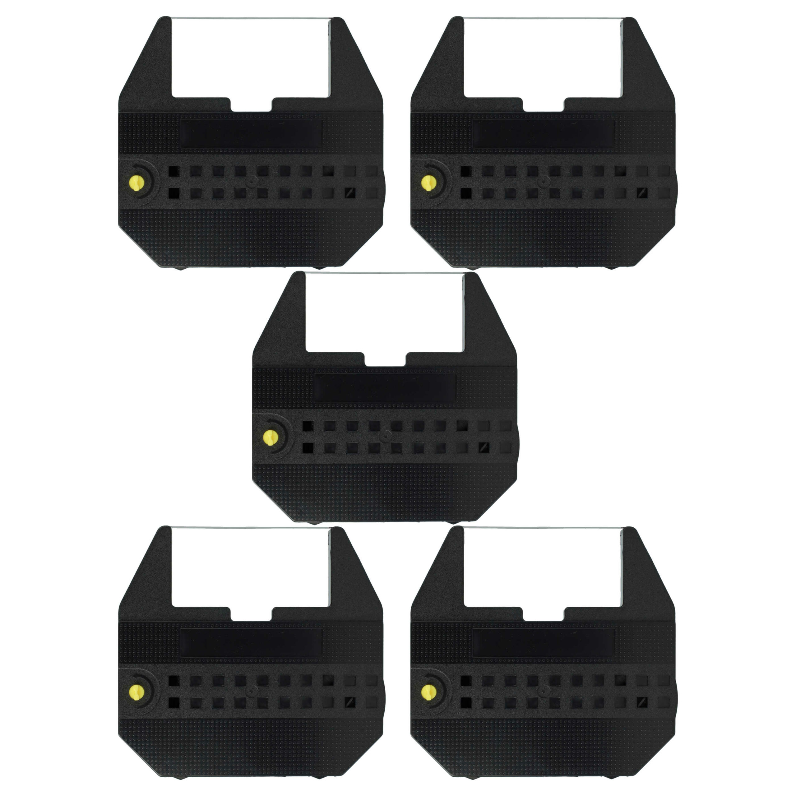 Fita de Tinta Compatível para Máquina de Escrever TEC 6100 - Preta (Pack 5x)