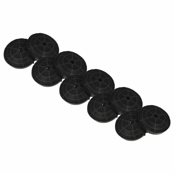 10x Filtro de Carvão Ativado Compatível com AEG 405517113/8, Zanussi - 17,2 cm