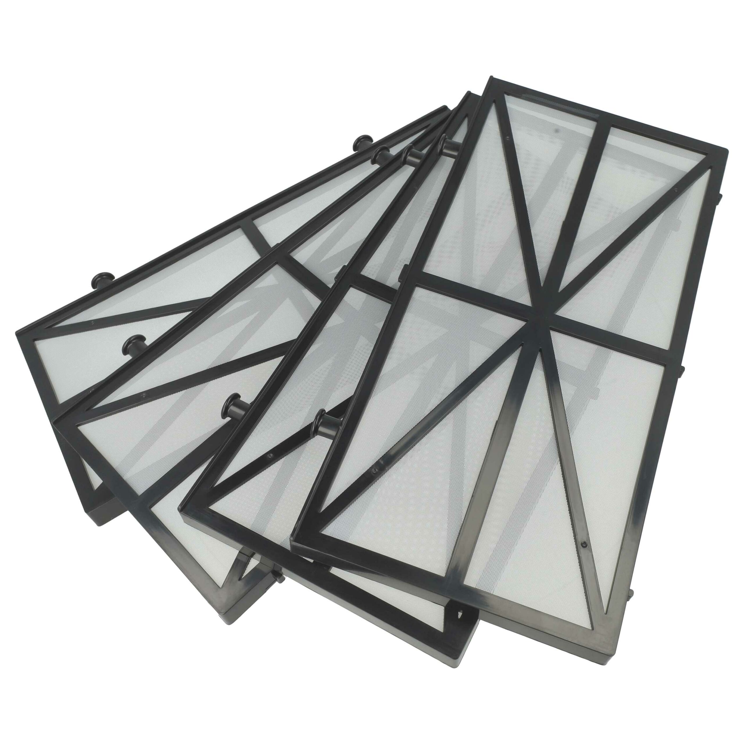 Kit 4 Filtros para Aspirador de Piscina Dolphin 9991408-ASSY - Filtro Fino 27.7 x 14.5 x 6 cm vhbw