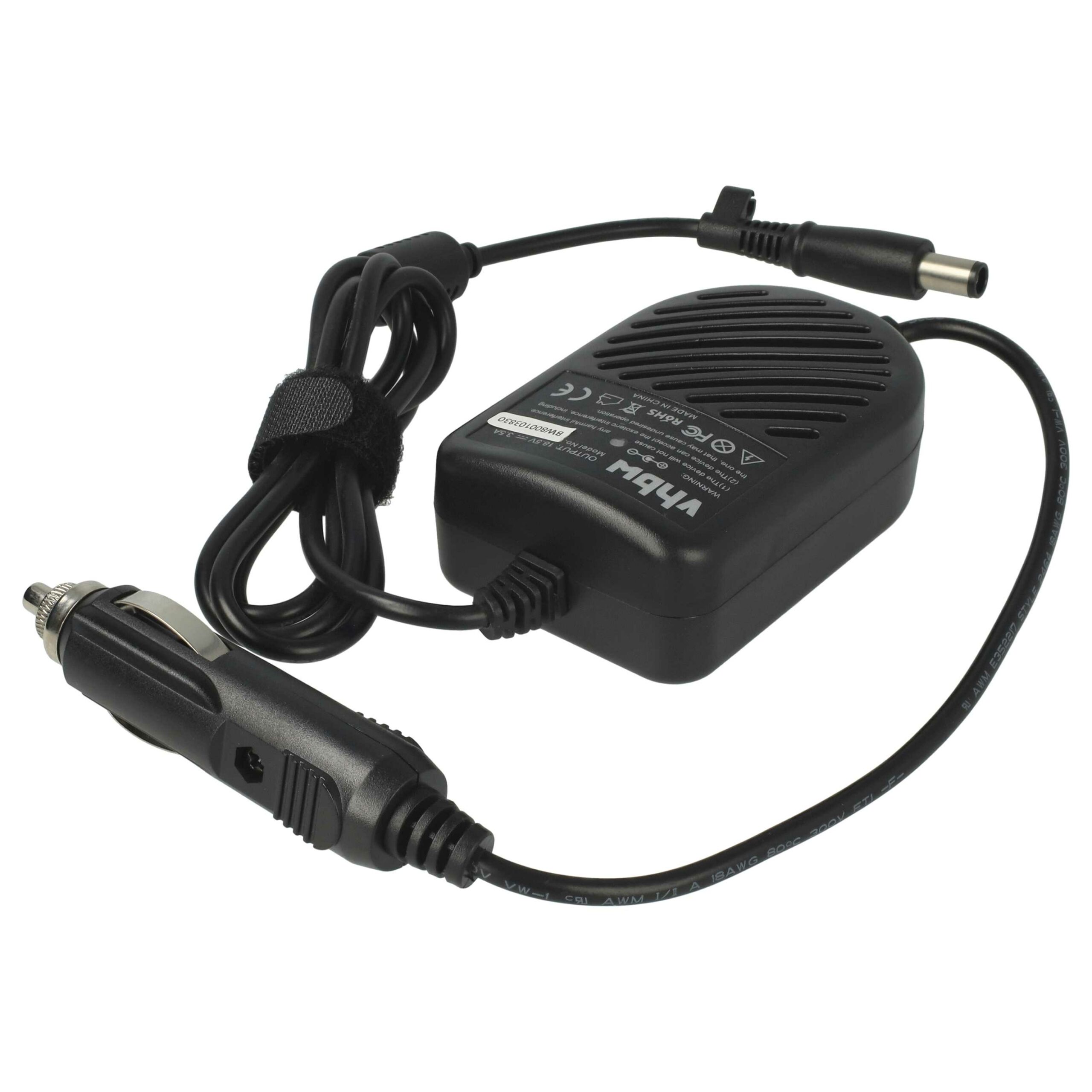 Carregador de Portátil para Automóvel vhbw 18,5V 3,5A - Compatível HP (391173-001) - Image 2