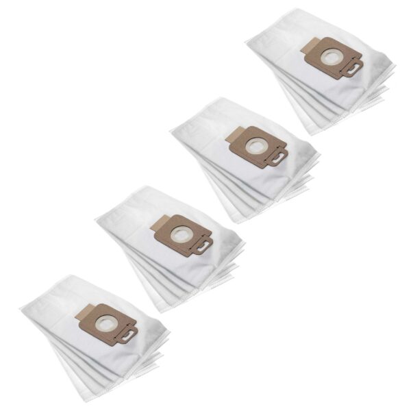 20x Sacos para Aspirador vhbw compatíveis com Nilfisk 107407639, 128389187 para Philips - Microfleece