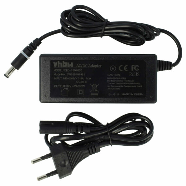 Adaptador de Alimentação vhbw para Estação de Carregamento Robomow PowerBox 2A (PWS0016R)