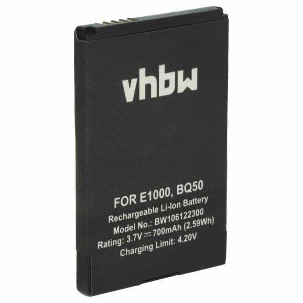 Bateria para Motorola BA250, BQ50, BT50, 77751, 77863, CFNN1037 - 700 mAh 3.7 V Li-Ion vhbw