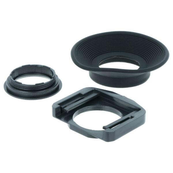 Ocular de substituição vhbw para Nikon DK-17, DK-19 (Nikon D810a, etc.), plástico preto