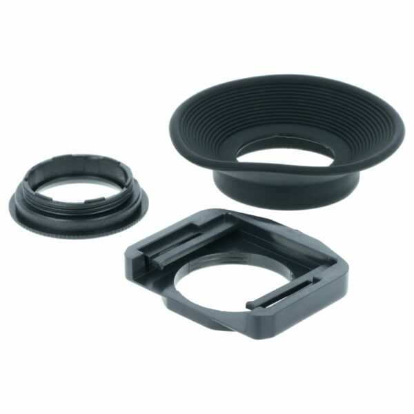 Ocular de substituição vhbw para Nikon DK-17, DK-19 (Nikon D810a, etc.), plástico preto