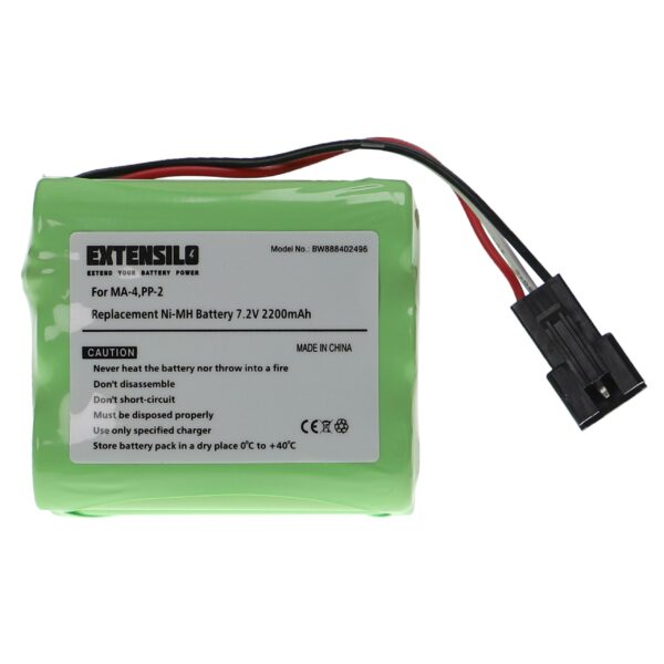 Bateria de Substituição EXTENSILO para Rádios DAB Teac/Tivoli - 2200 mAh 7.2V NiMH