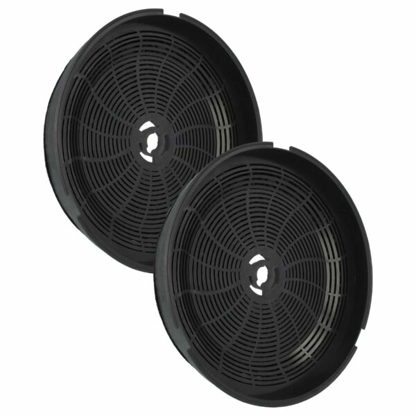 2x Filtro de Carvão Ativado vhbw para Coifa Candy (substitui AEG 5026816500/3, 421001890000/2)