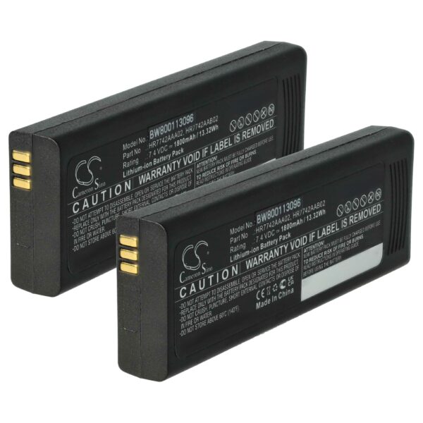 Bateria vhbw para Rádio Cassidian / EADS P3G, TPH700 1800 mAh 7.4 V Li-Ion