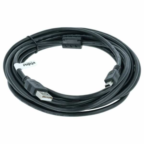 Cabo USB de Dados vhbw para Câmaras Panasonic - Substitui EW12531, EW12381 e outros - 5 m