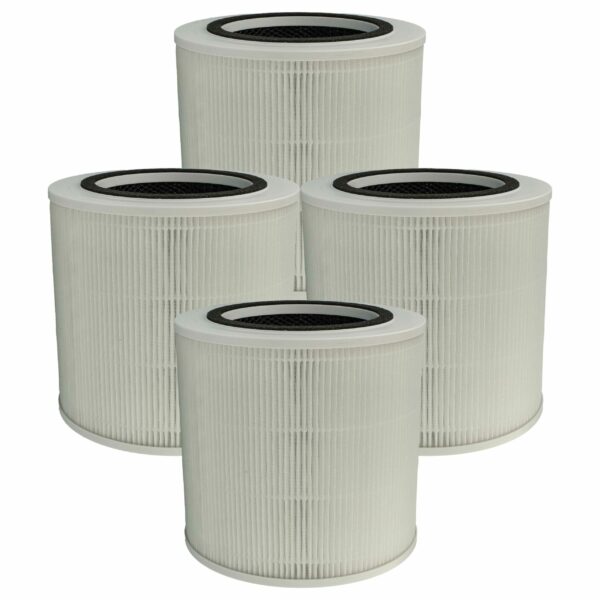 4x Filtros para Purificador de Ar Medion MD10171 - Pré-filtro + HEPA + Carvão Ativado