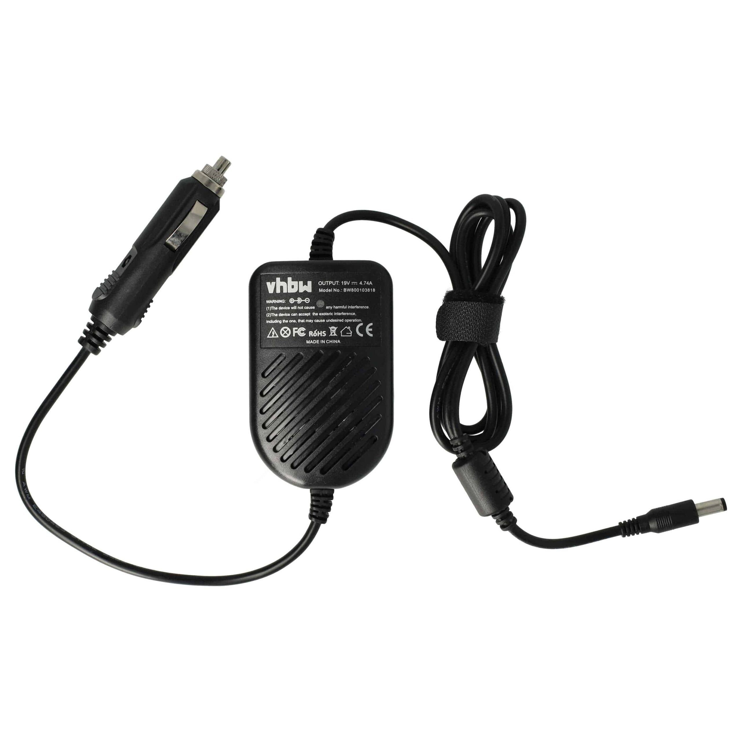 Carregador de Isqueiro para Portátil vhbw Acer Aspire 1200 - 90W 19V 4.74A - Image 3