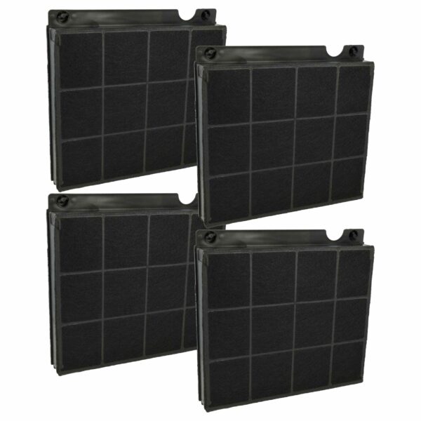 Pack 4x Filtro de Carvão Ativado para Coifa AEG MCFE01, EHFC15, E3CFE15 e Zanussi