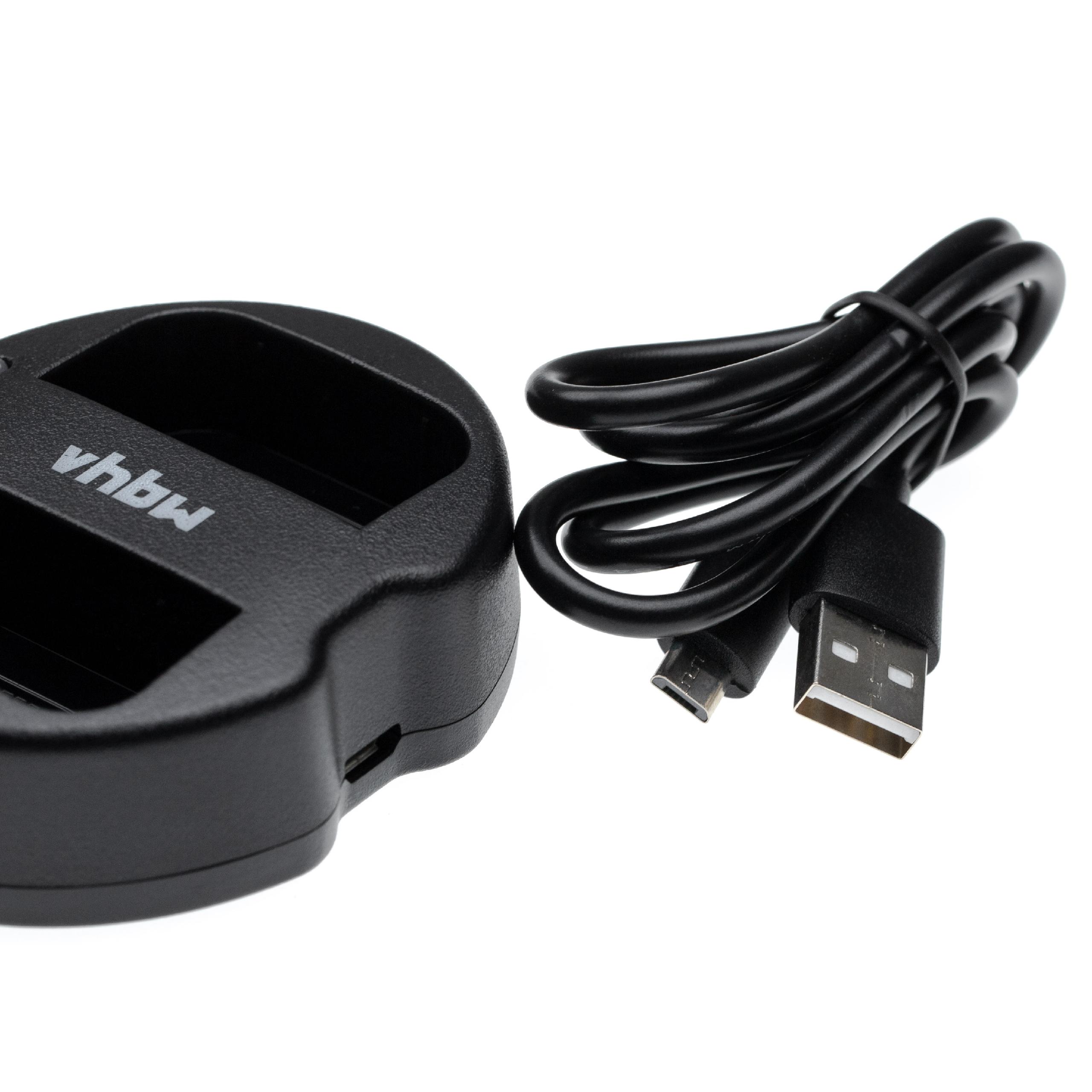 Carregador Micro-USB com Cabo para Câmaras Digitais Grundig, Panasonic, Nikon, Blaupunkt - vhbw - Image 4
