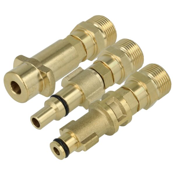 Conjunto Adaptador 3 Peças para Limpadora de Pressão Kärcher A 4.762-061.0 - Baioneta, Rosca M22