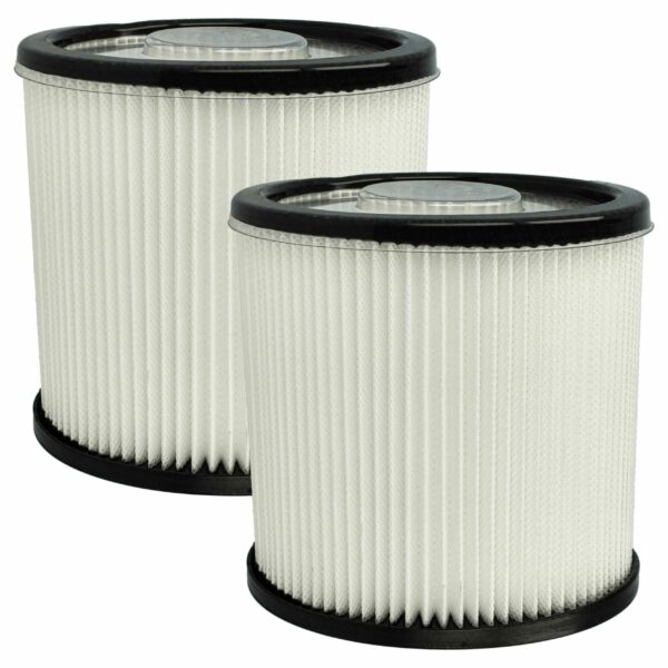 2x Filtro de substituição vhbw para Scheppach 4014915222866, 7907709701 - Classe F7