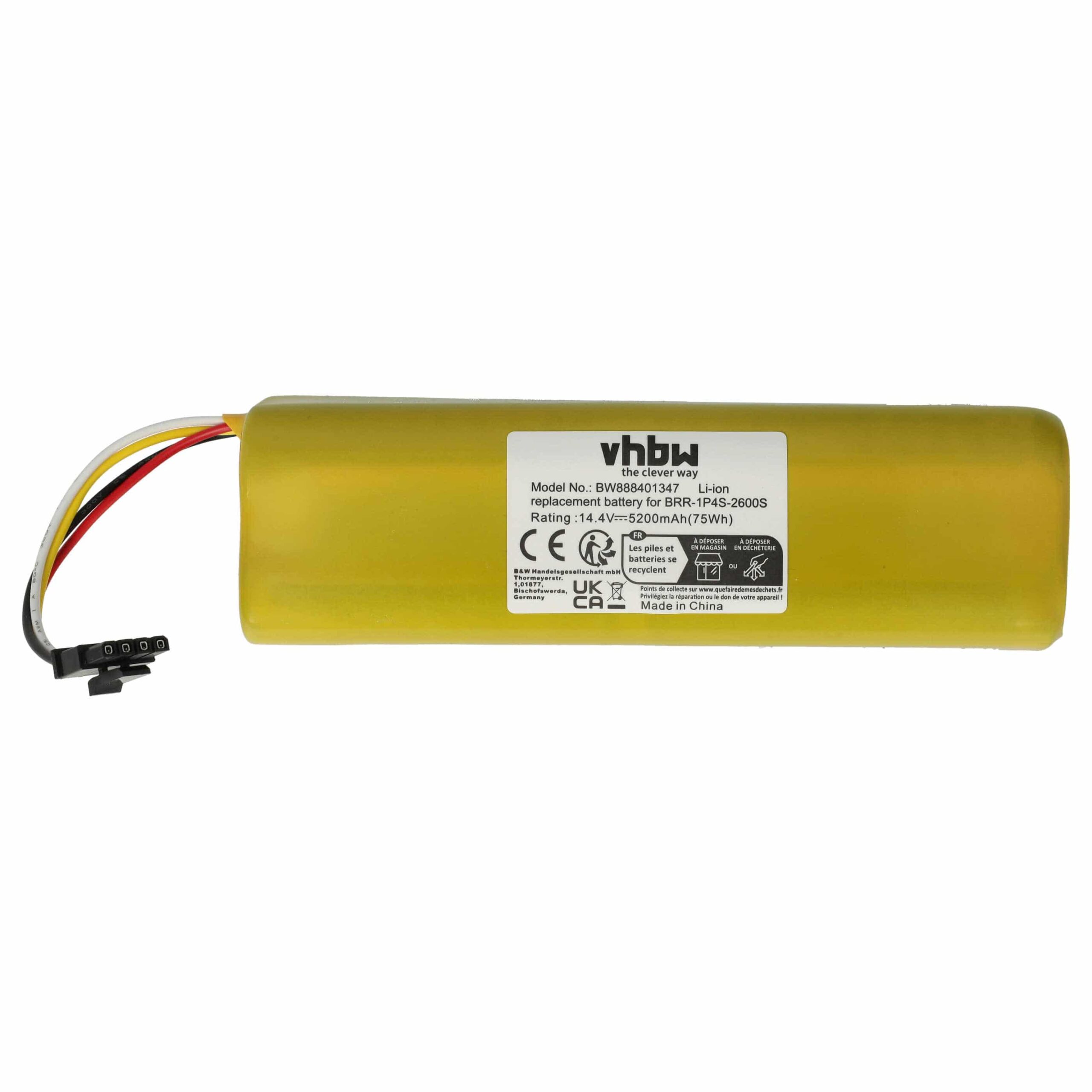 Bateria vhbw para Roborock Xiaowa 5200mAh 14.4V Li-Ion - Image 3