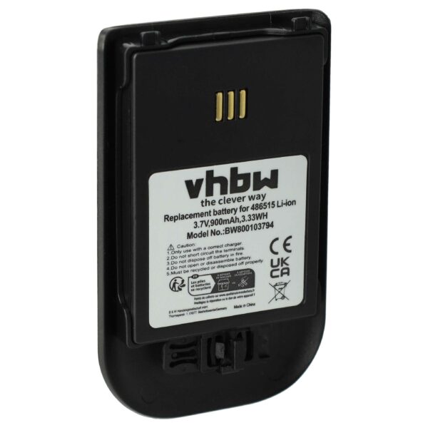 Bateria vhbw 900 mAh 3.7V Li-Ion compatível com Alcatel 3BN78404AA para telefone DECT Ericsson