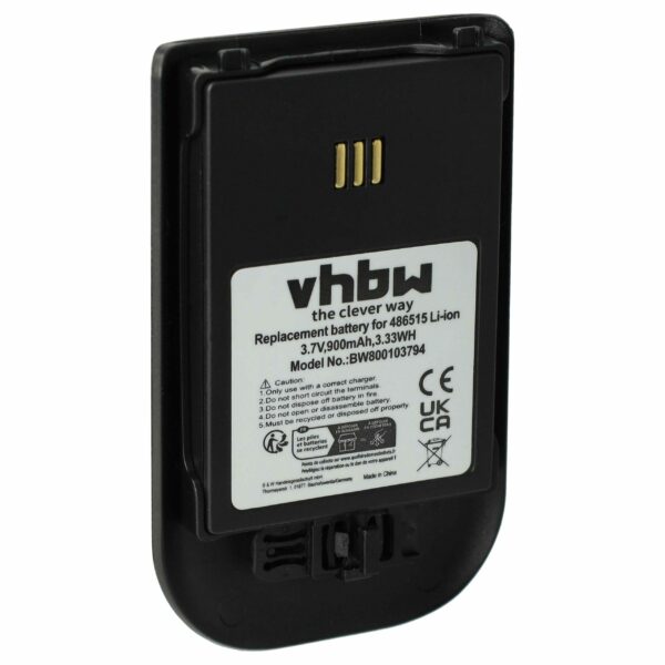 Bateria vhbw 900 mAh 3.7V Li-Ion compatível com Alcatel 3BN78404AA para telefone DECT Ericsson