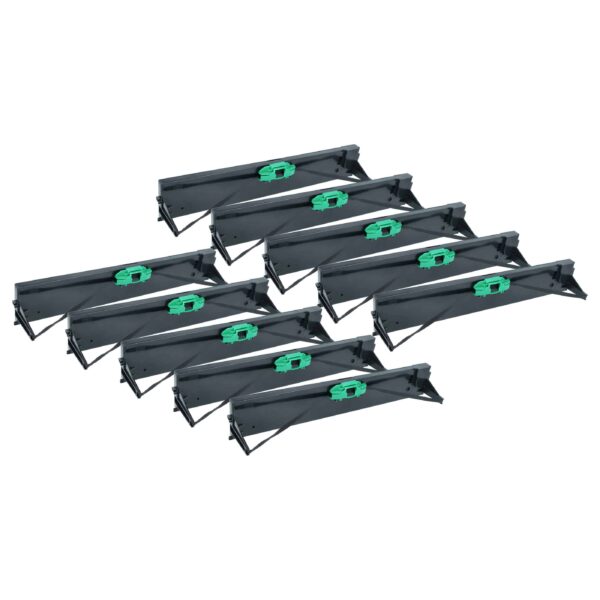 10x Fita de Tinta vhbw para Dascom T 5040, Tally Genicom 5040 - Preto