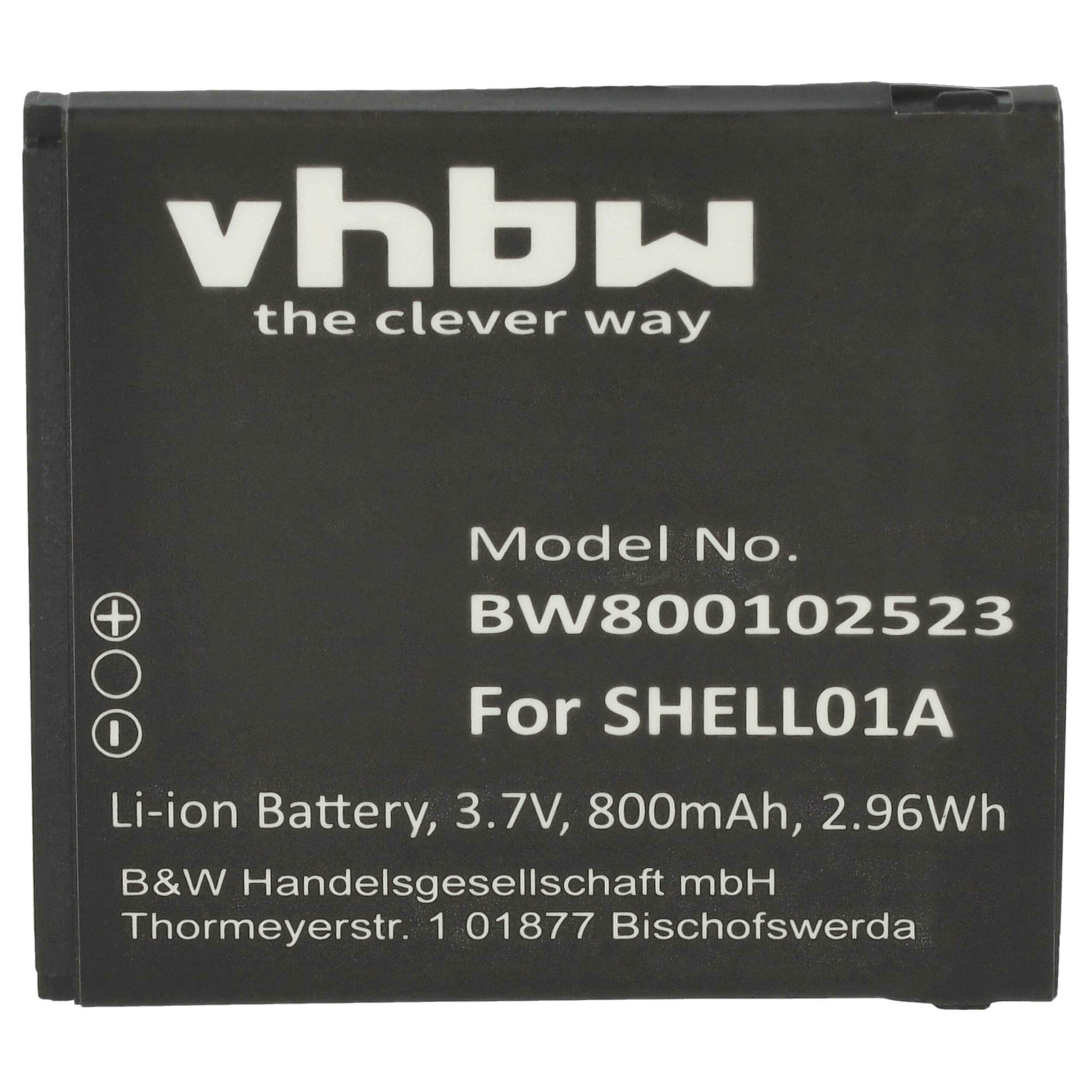 Bateria para Telemóvel Doro DBF-800 - 800 mAh 3.7V Li-Ion vhbw - Image 3