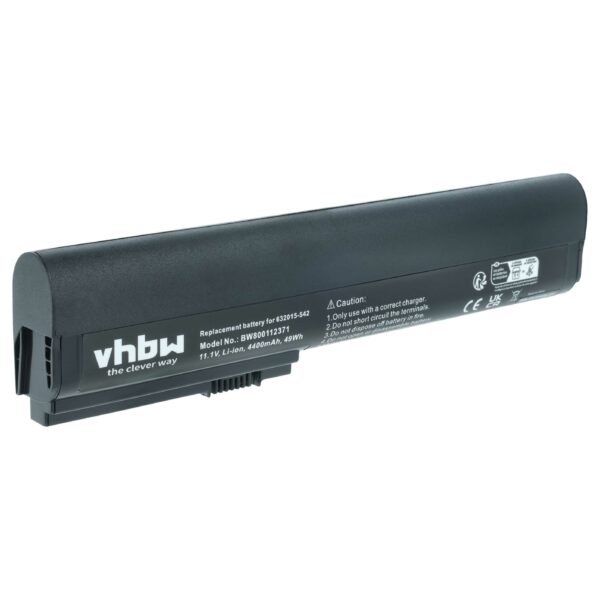 Bateria para Portátil vhbw HP EliteBook 2560p, 2570p - 4400 mAh 11.1 V