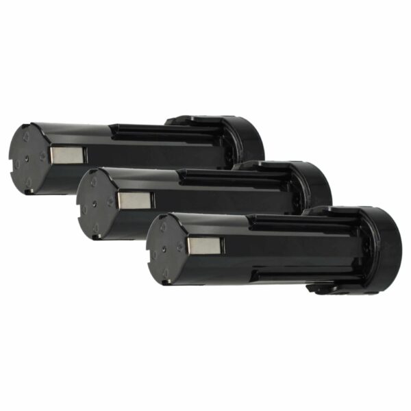 3x Bateria vhbw para Panasonic 6538 1, 6545 6, 6540 1 - 3300 mAh, 2.4 V, NiMH