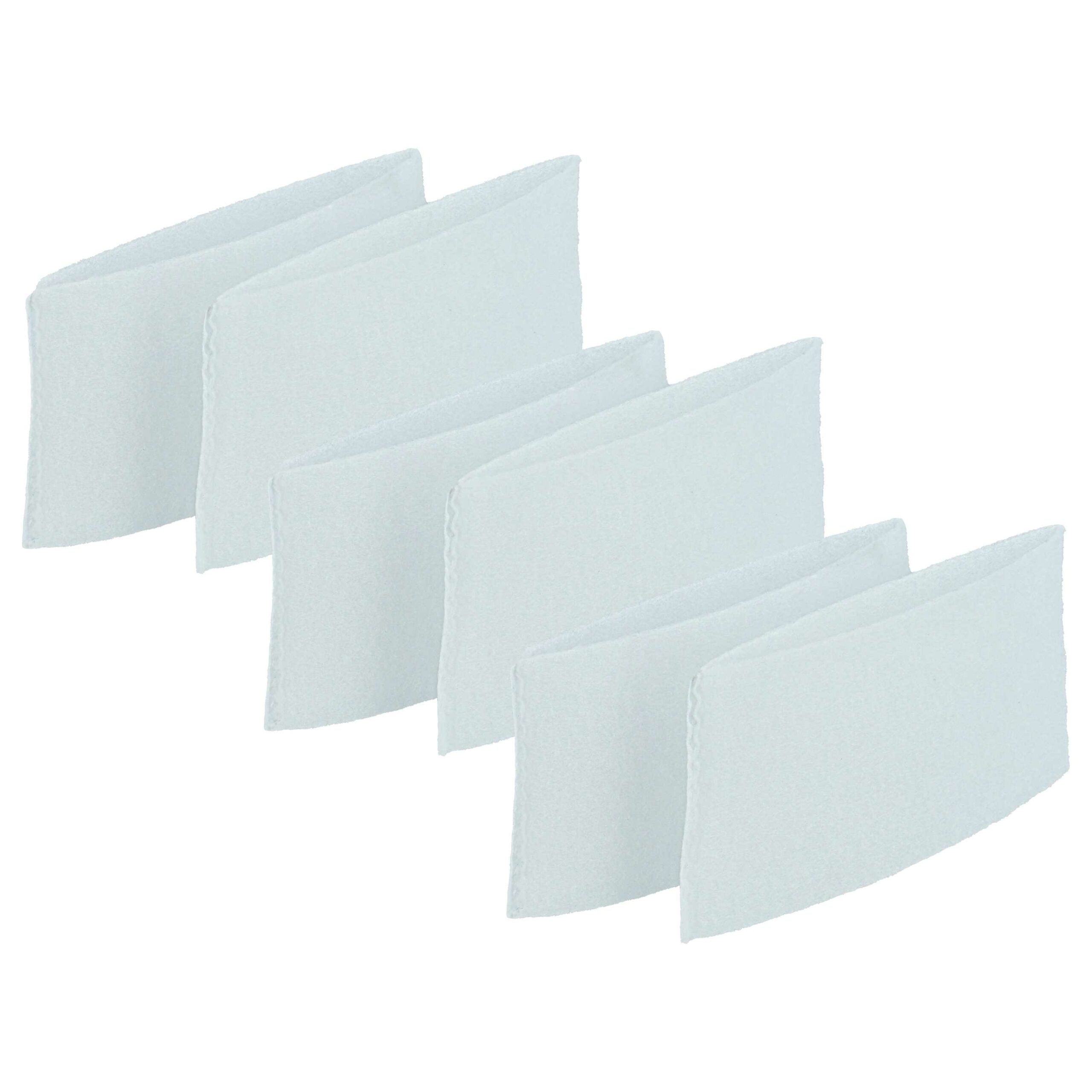Conjunto de 6 Mangas de Filtro vhbw para Aspirador Dirt Devil Centrino X3.1, M2012, Popster