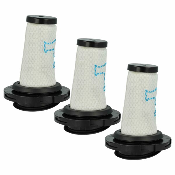 3x Filtros de Substituição vhbw para Aspirador Rowenta ZR009010