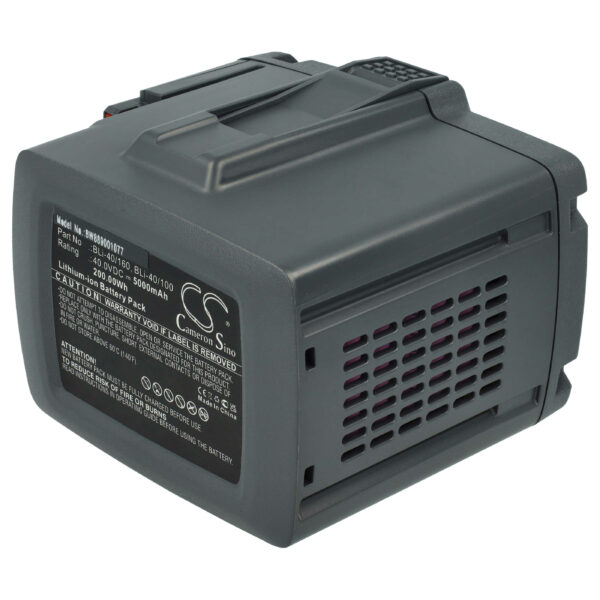 Bateria vhbw para Gardena 9842, BLi-40/160, BLi-40/100 5000 mAh 40 V Li-Ion