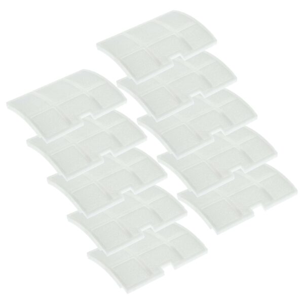 10x Filtro de Escape vhbw para Aspiradores Sebo (Substitui Sebo 5143)