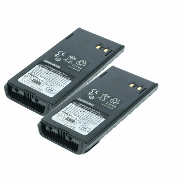 2x Bateria compatível com Marantz FNB-V105Li - 1800 mAh 7.4 V Li-Ion vhbw
