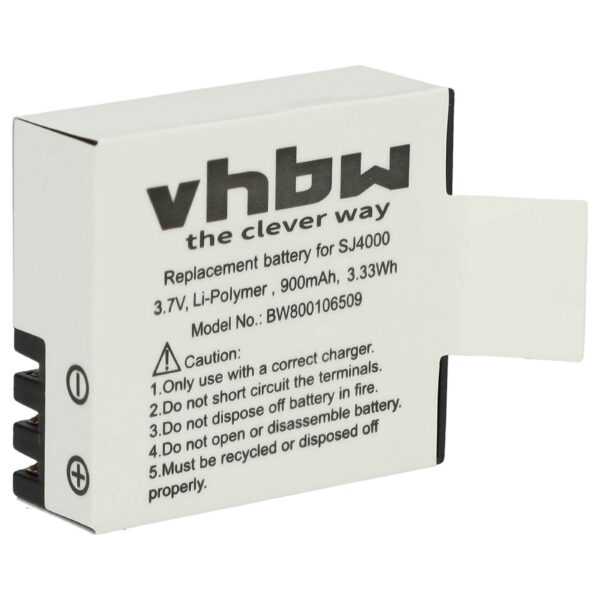 Bateria vhbw PG1050 para Câmaras de Vídeo - 900 mAh 3.7 V Li-polímero