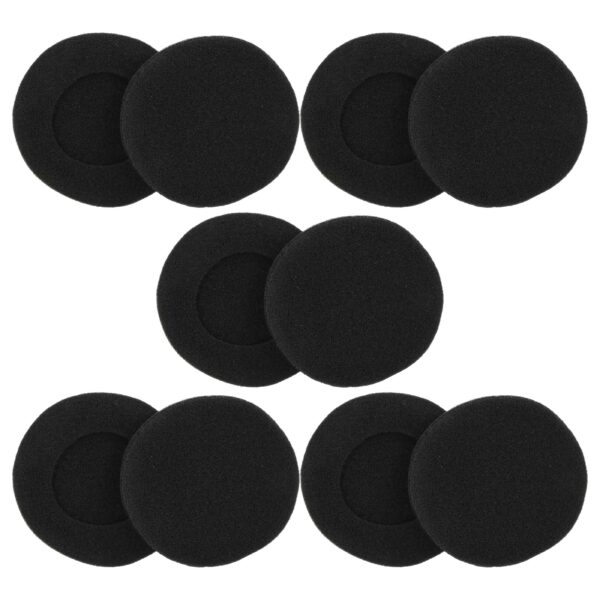10 Almofadinhas para Auscultadores - Espuma, Diâmetro Externo 5,7 cm