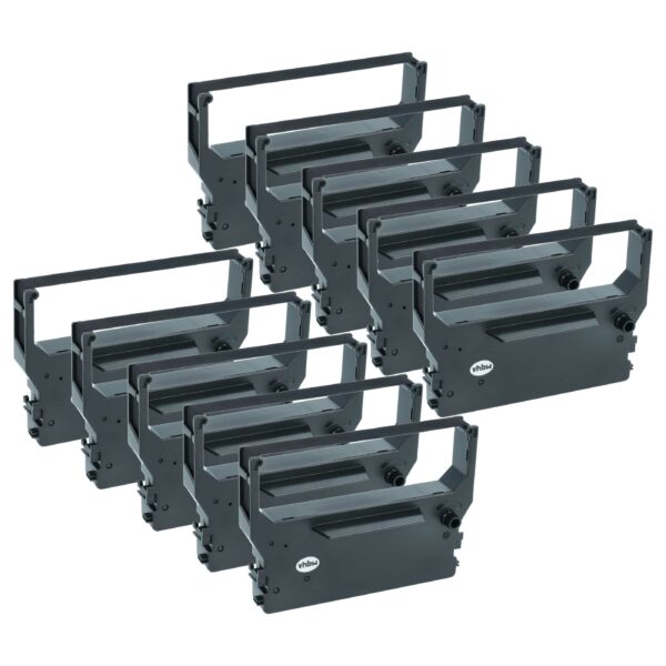 10x Fita de Tinta vhbw para Utax / Star / Datamega (substitui Star 80981610)