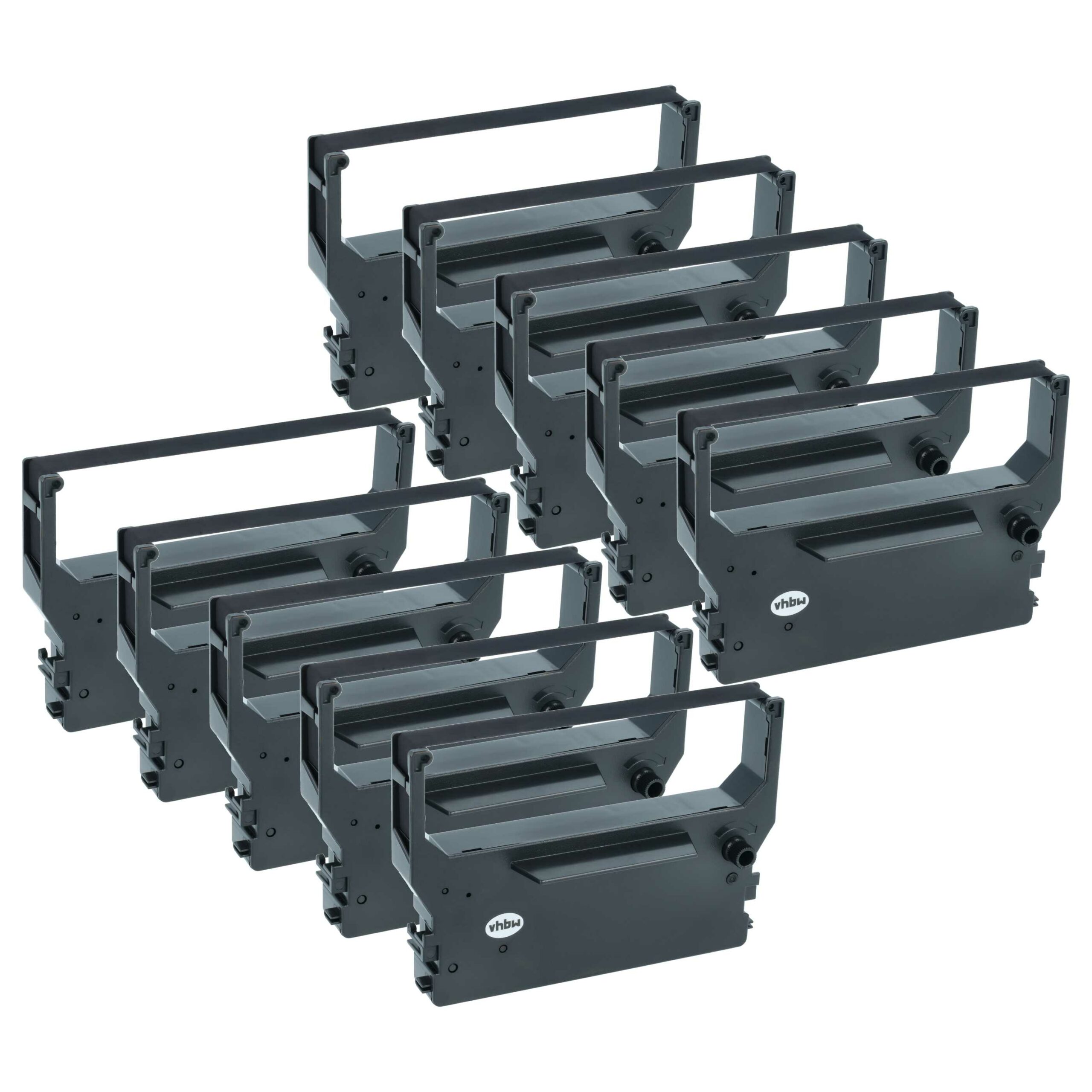 10x Fita de Tinta vhbw para Utax / Star / Datamega (substitui Star 80981610)