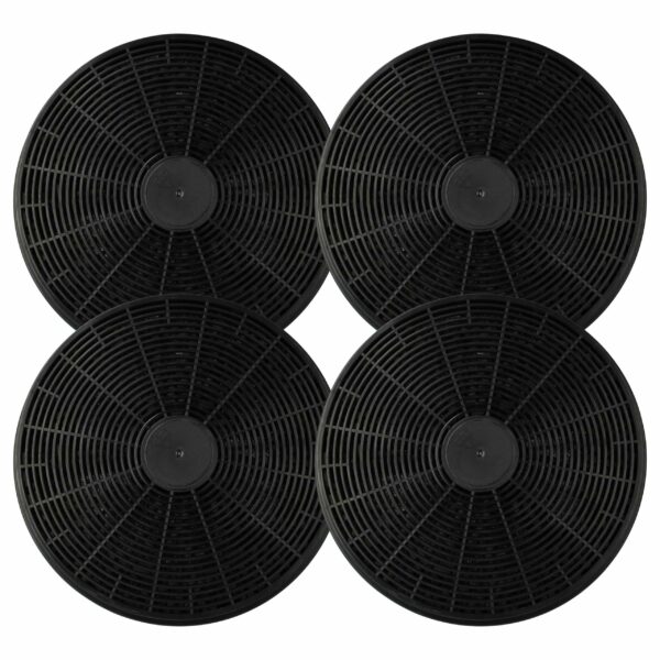 4x Filtro de Carvão Ativado de Substituição para Coifa Bomann KF561 - 17.5 cm