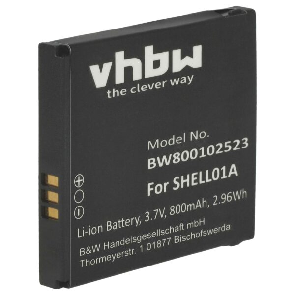 Bateria para Telemóvel Doro DBF-800 - 800 mAh 3.7V Li-Ion vhbw