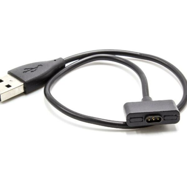 Cabo de Carregamento vhbw para Fitbit Ionic - 30 cm