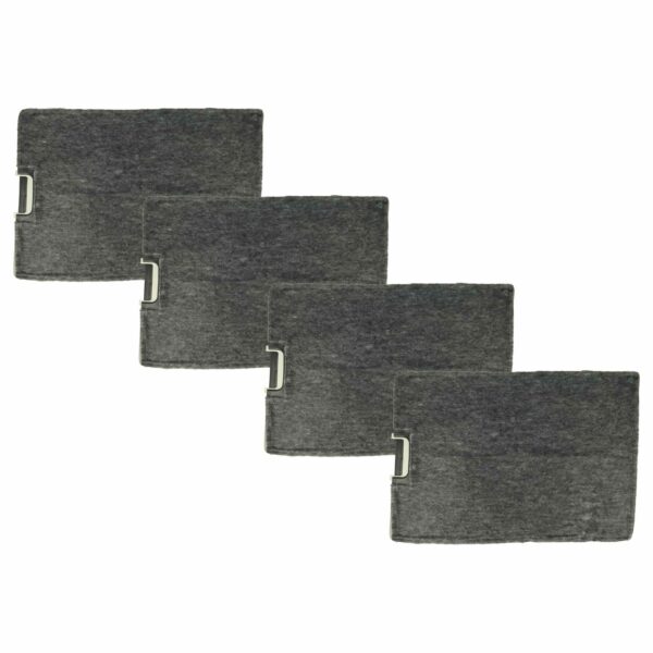 4x Filtro de Carvão Ativado para Coifa Bosch - Compatível AEG/Electrolux 899660013000/0, 6600130006