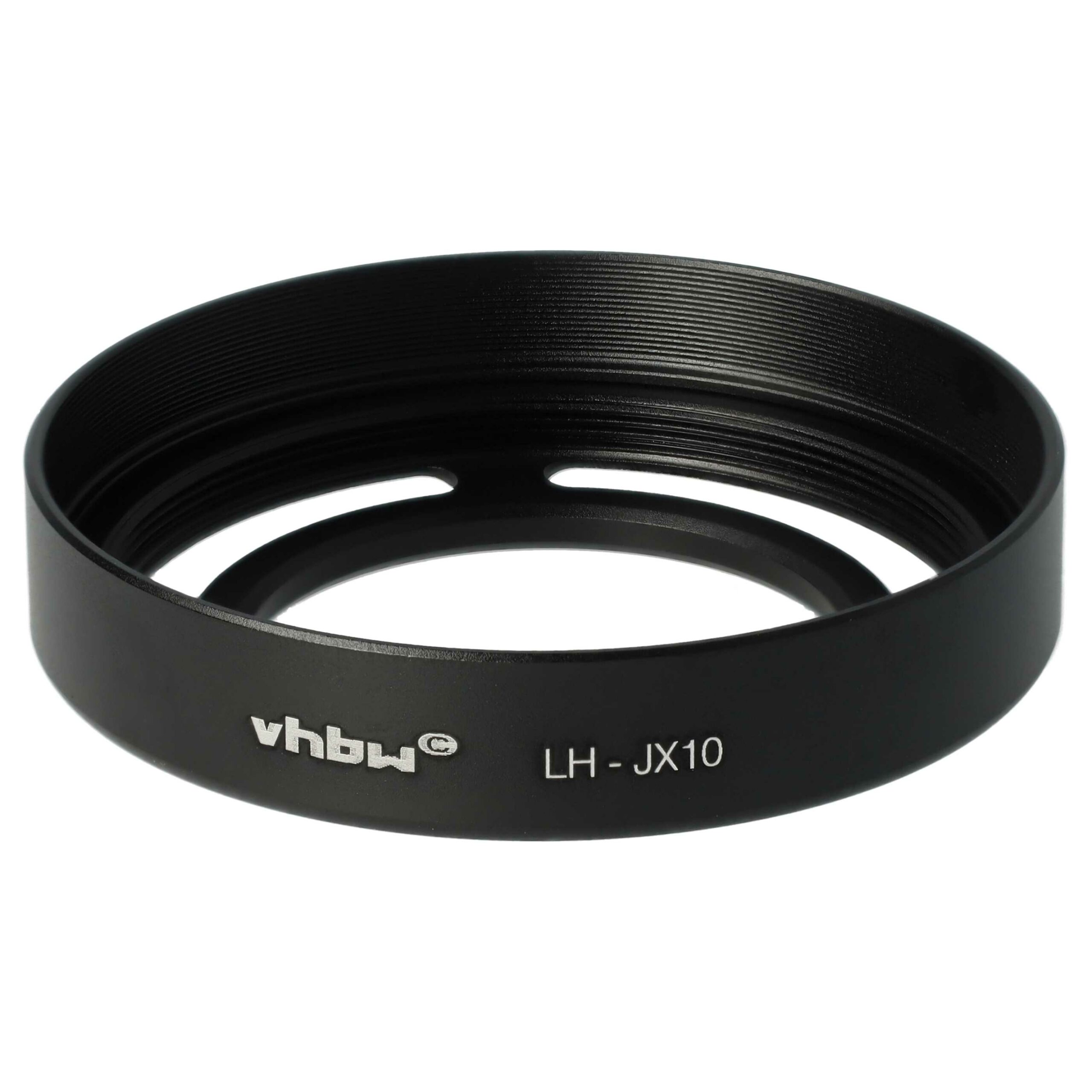 Pára-sol vhbw substitui Fuji Fujifilm LH-X10 para Objetiva Fujifilm com 52 mm de Diâmetro, metal, preto
