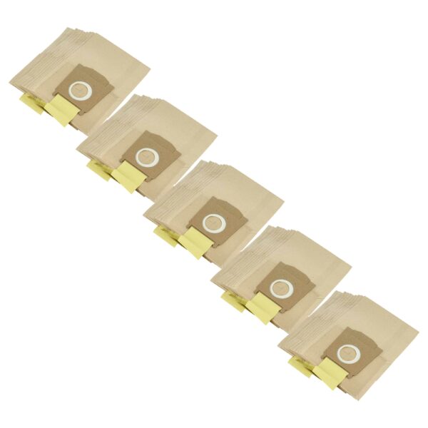 50x Sacos para Aspirador vhbw compatíveis com Adix SI170, SI106 para Bosch - papel
