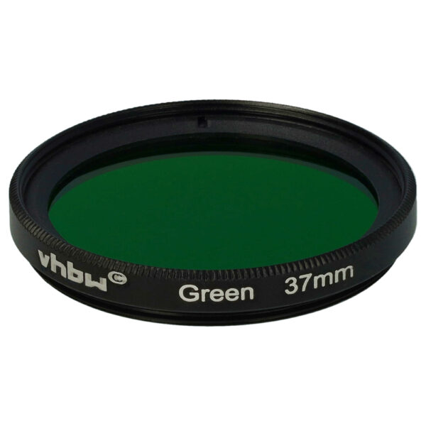 Filtro de Cor Verde vhbw para Lentes de Câmara com Rosca de 37 mm