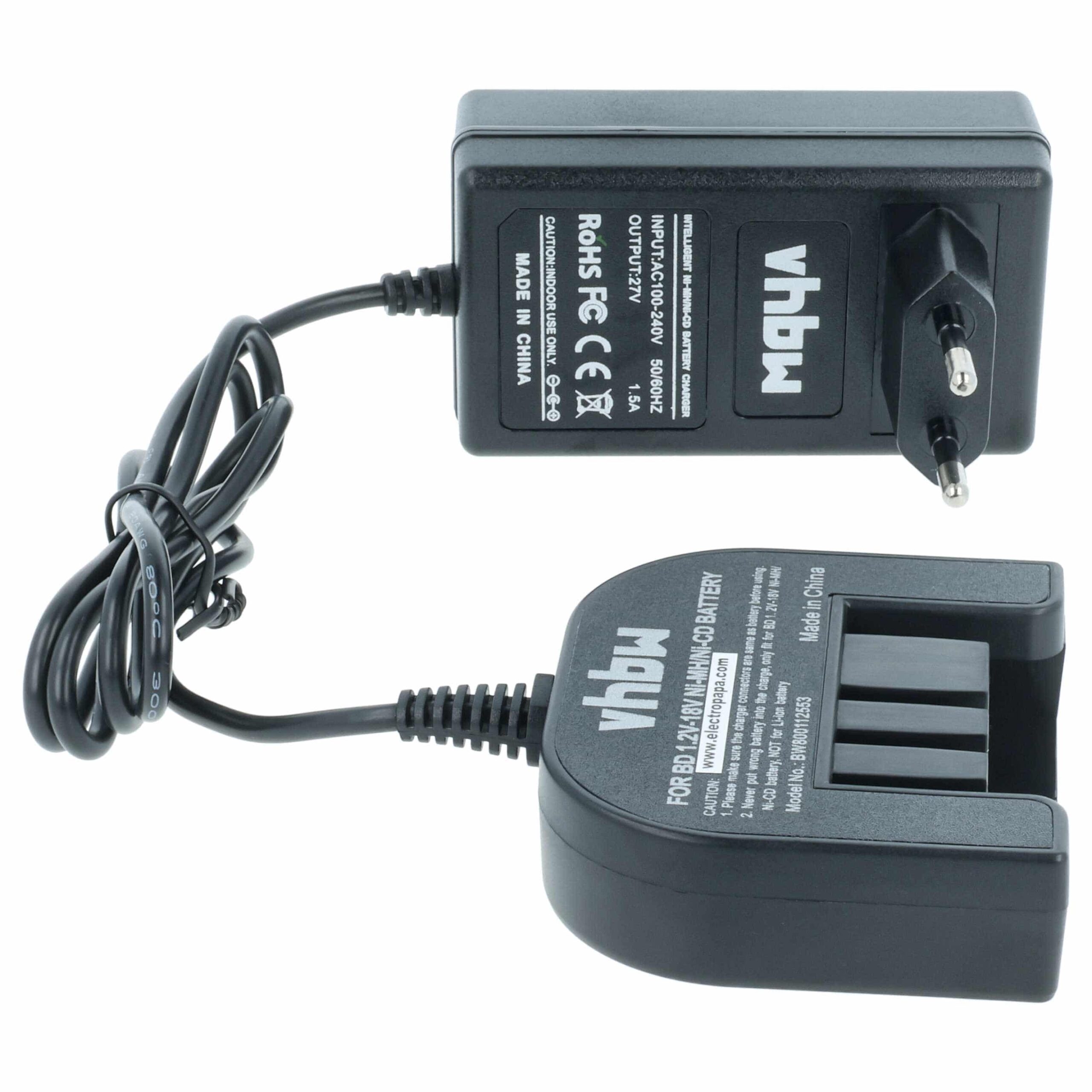 Carregador vhbw para baterias de ferramentas Black & Decker Firestorm BDG14SF-2 - Ni-Cd, NiMH, 1.0A - Image 4