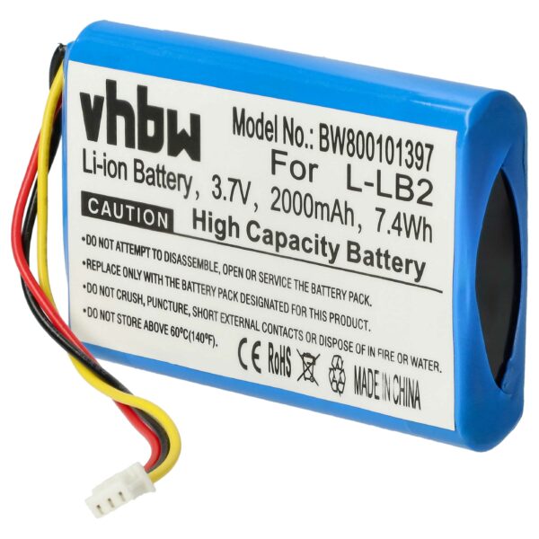 Bateria vhbw para Rato Logitech MX1000, M-RAG97 (2000 mAh, 3.7 V, Li-Ion)