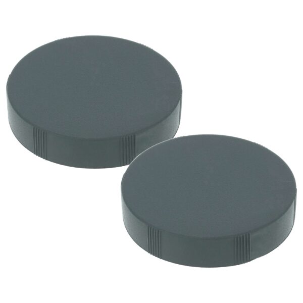 2x Tampas de Objetiva para Binóculos 39 mm - Preto, Destacáveis