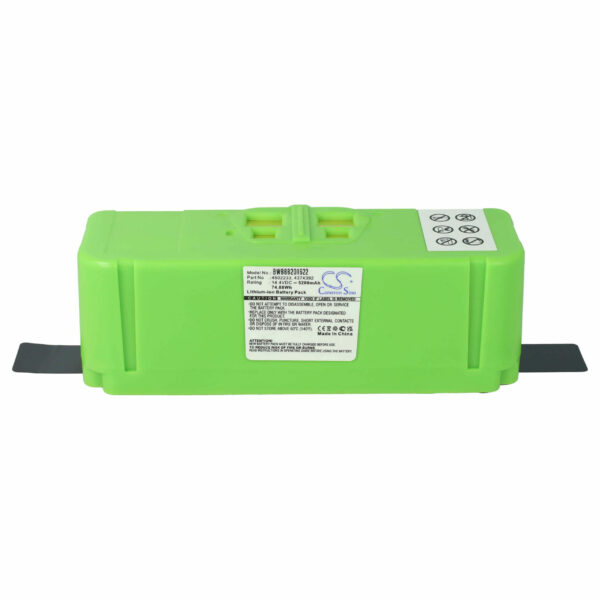 Bateria vhbw para iRobot 1800LI, 2130LI - 5200mAh, 14.4V, Li-Ion