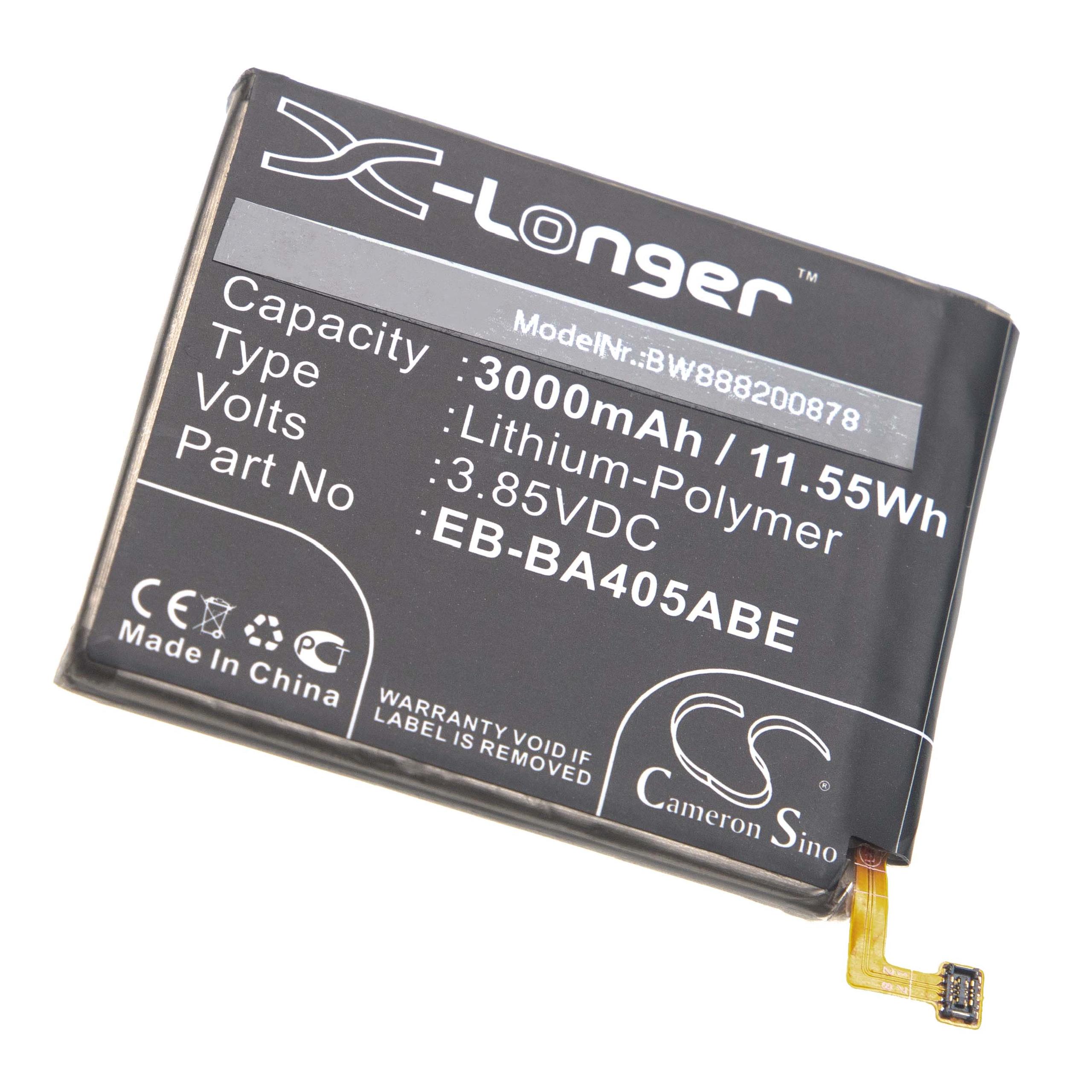 Bateria para Telemóvel Samsung GH82-19582A, EB-BA405ABE - 3000 mAh 3.85 V Li-polímero vhbw