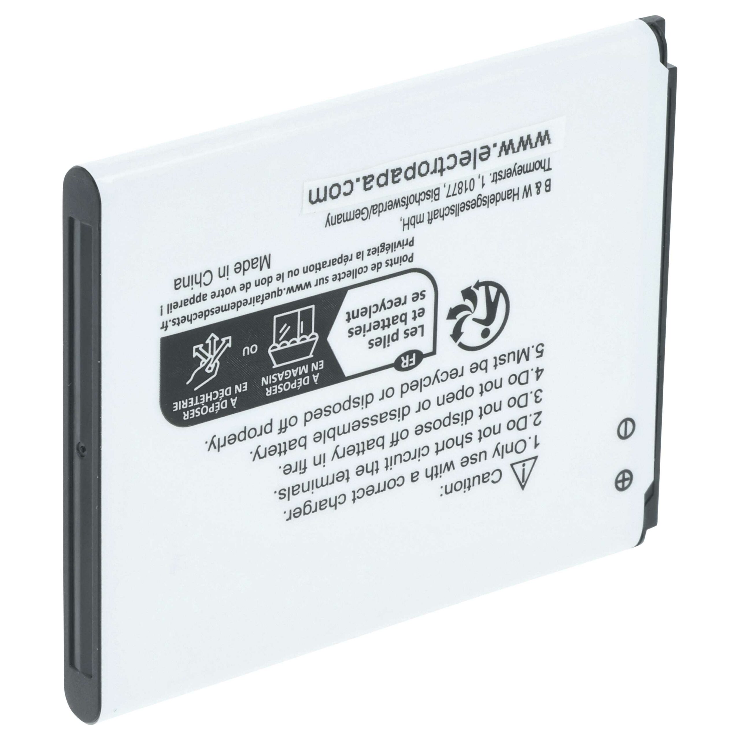 Bateria vhbw para Telemóvel 2100 mAh 3.7 V Li-Ion compatível com AT&T EB-L1G6LLK - Image 2