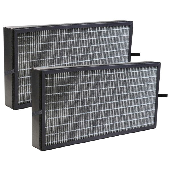 2x Filtro HEPA de Substituição vhbw para Humidificador de Ar Kärcher 2.863-029.0 - Com Carvão Ativado